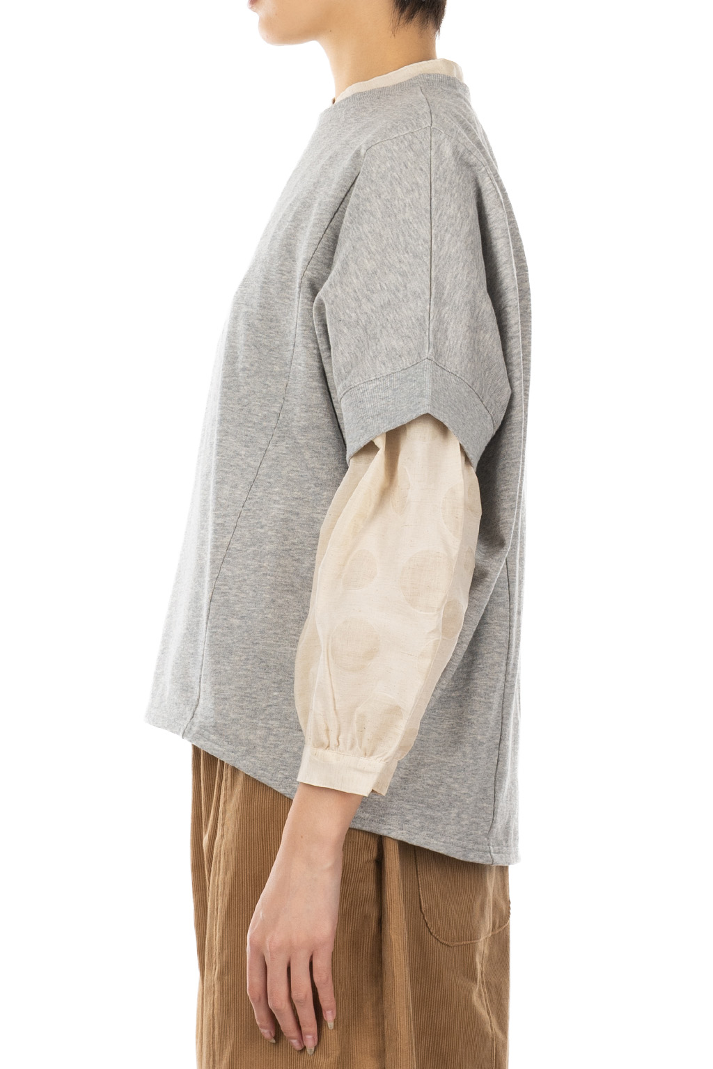 Nachukara - Cotton Jersey Dolman Pullover - Black