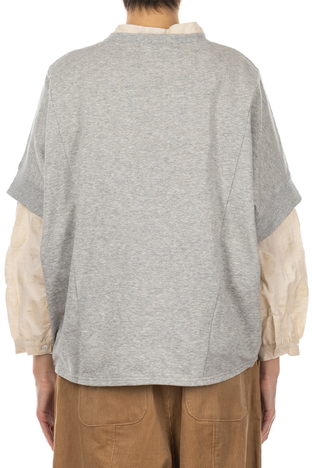 Nachukara - Cotton Jersey Dolman Pullover - Black