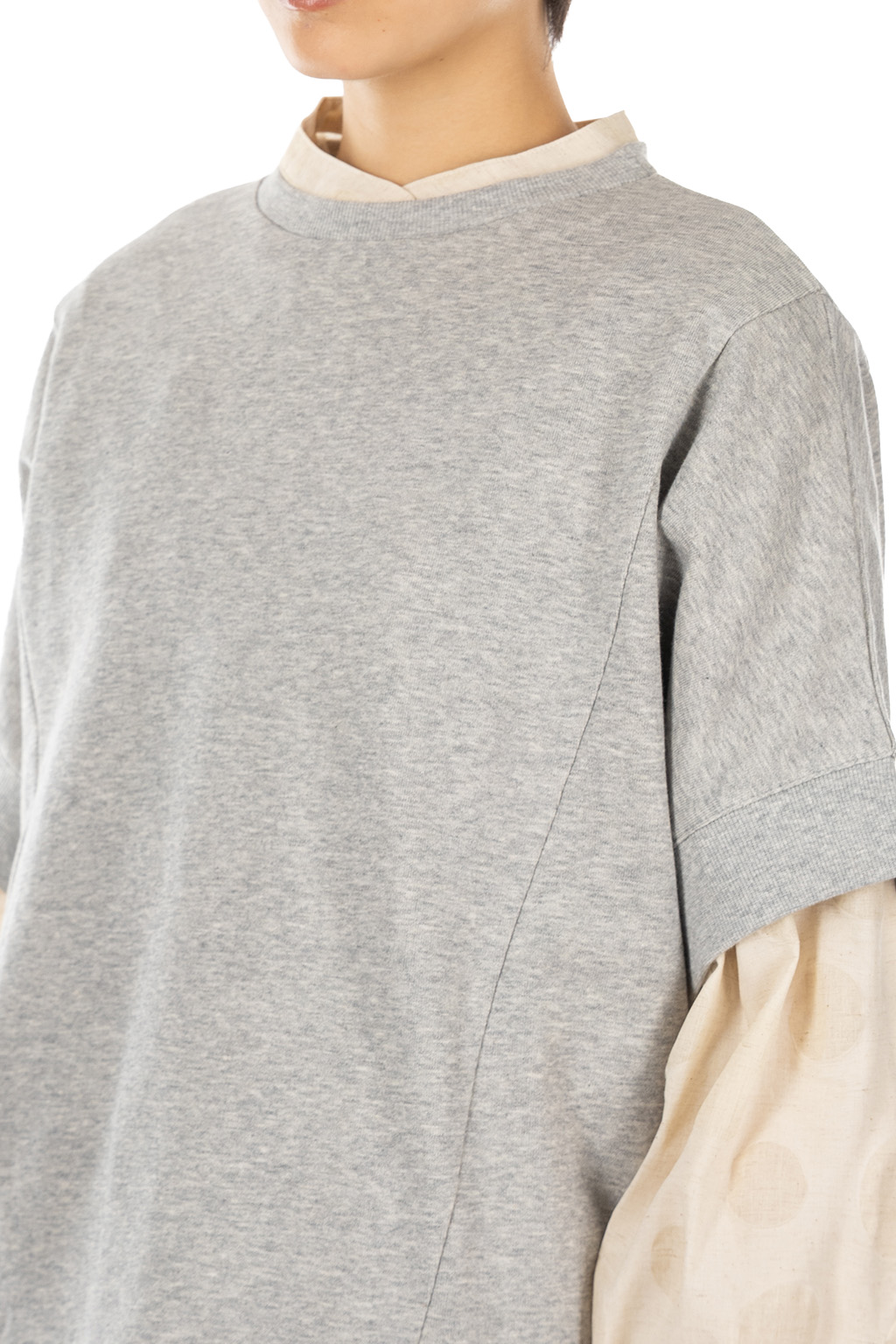 Nachukara - Cotton Jersey Dolman Pullover - Black