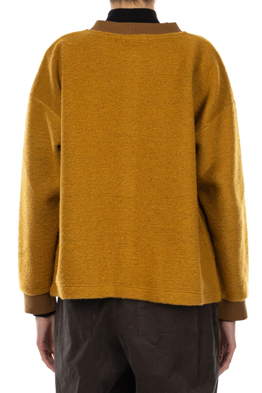 Nachukara - Silver Wool Rib Jacket - Red