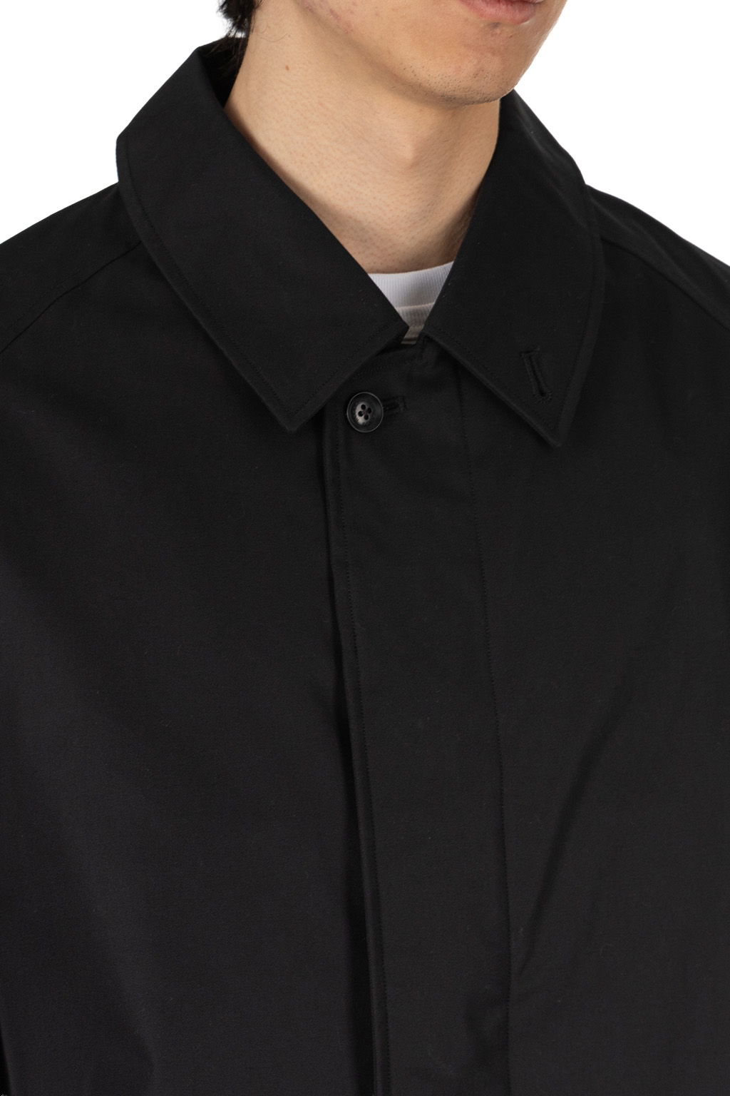 Nanamica (NAN) - 2L Cotton GORE-TEX Balmacaan Coat - Black