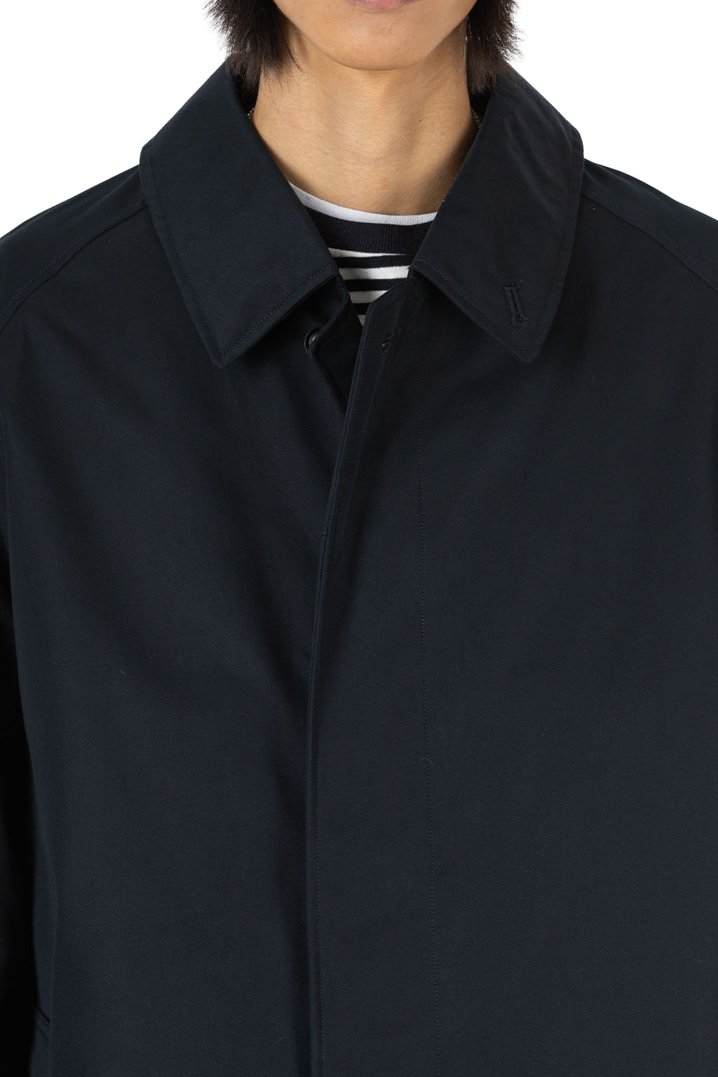 Nanamica (NAN) - 2L Cotton GORE-TEX Balmacaan Coat - Navy