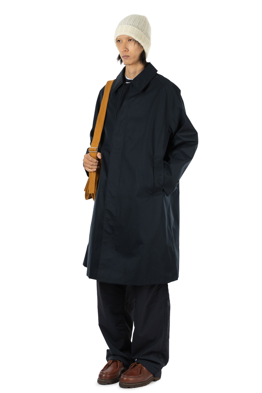 Nanamica (NAN) - 2L Cotton GORE-TEX Balmacaan Coat - Navy