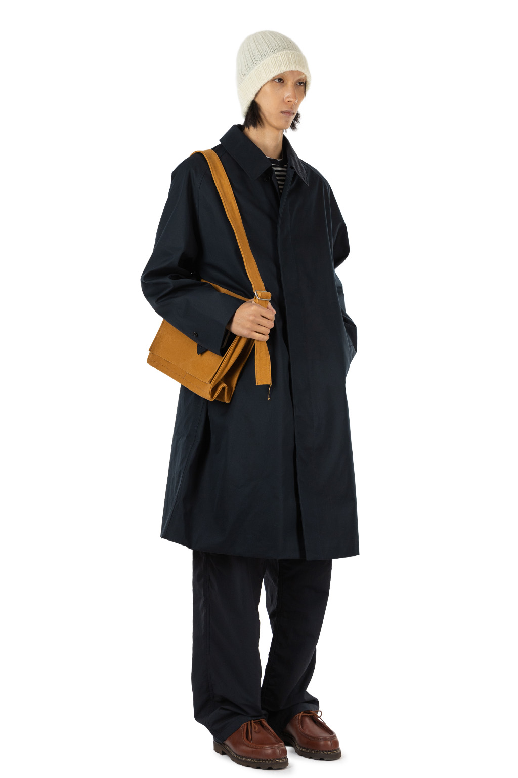 Nanamica (NAN) - 2L Cotton GORE-TEX Balmacaan Coat - Navy