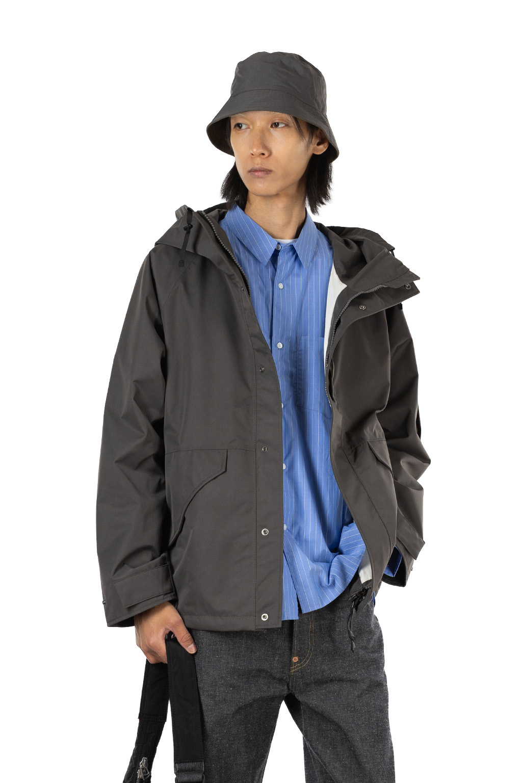 Nanamica (NAN) - 2L GORE-TEX Cruiser Jacket - Charcoal