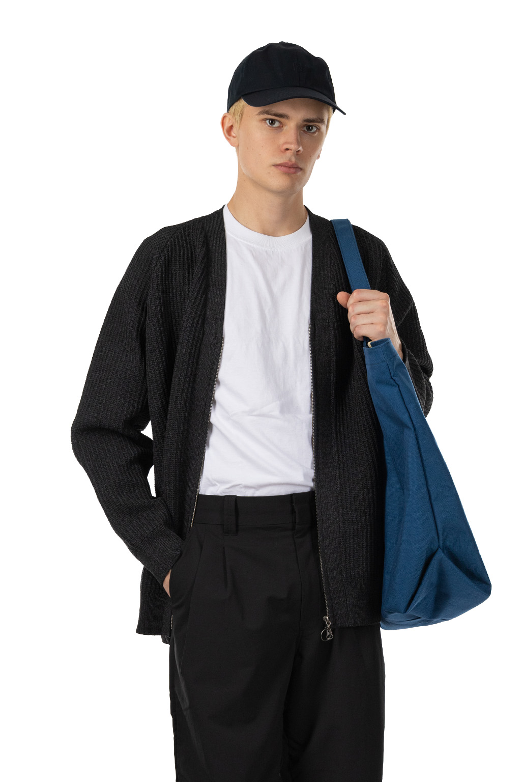 Nanamica (NAN) - 5G Zip Cardigan - Black