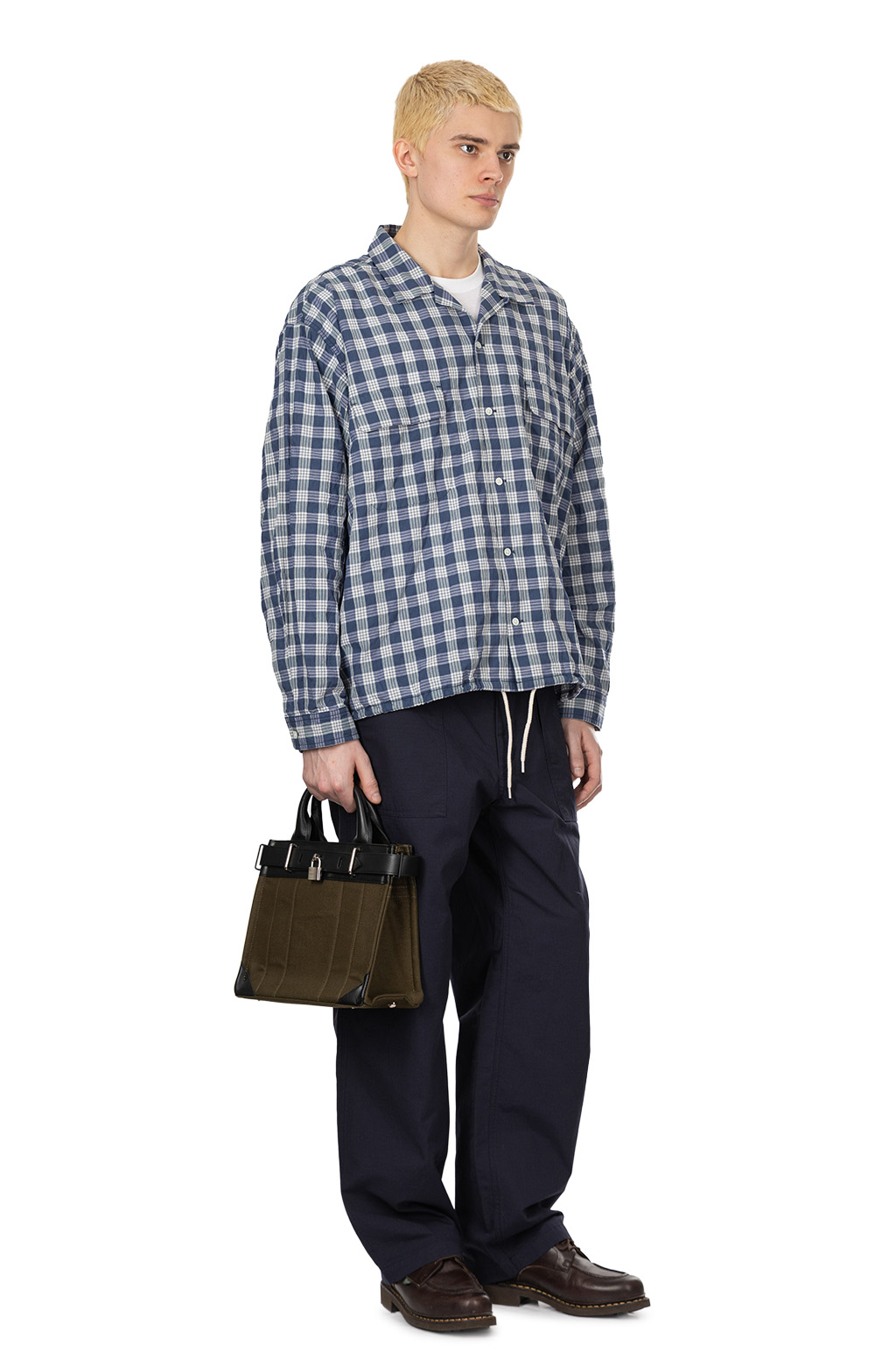 Nanamica (NAN) - Palaka Check Shirt - Navy