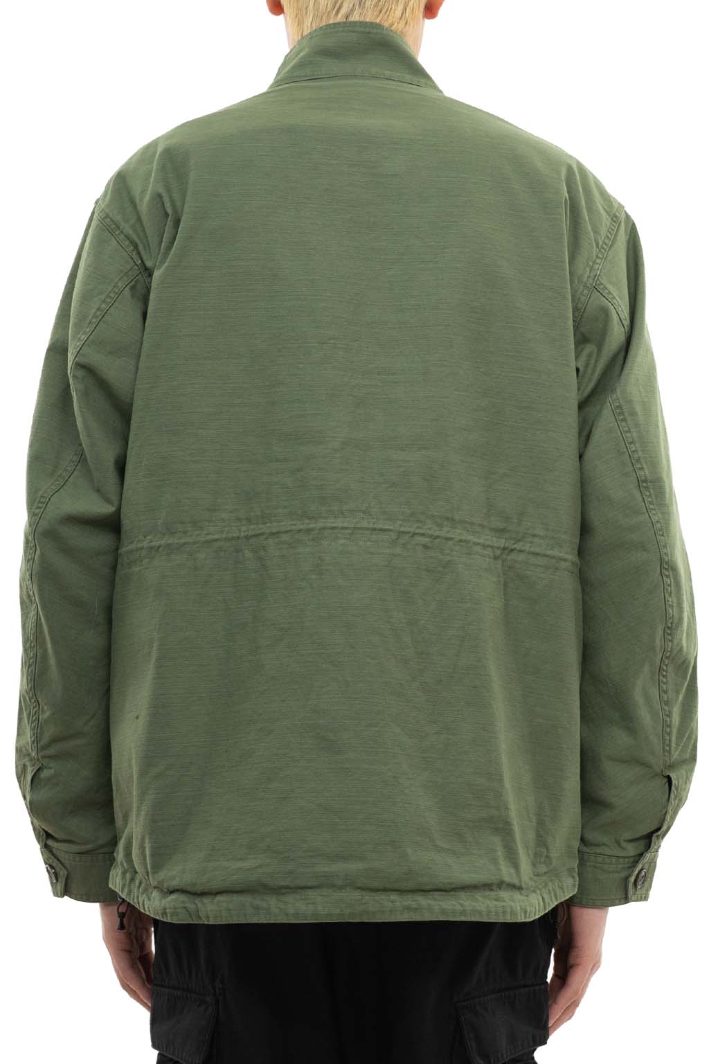 Nonnative - Trooper Jacket Cotton Backsatin Pigment Dye Windstopper - Olive