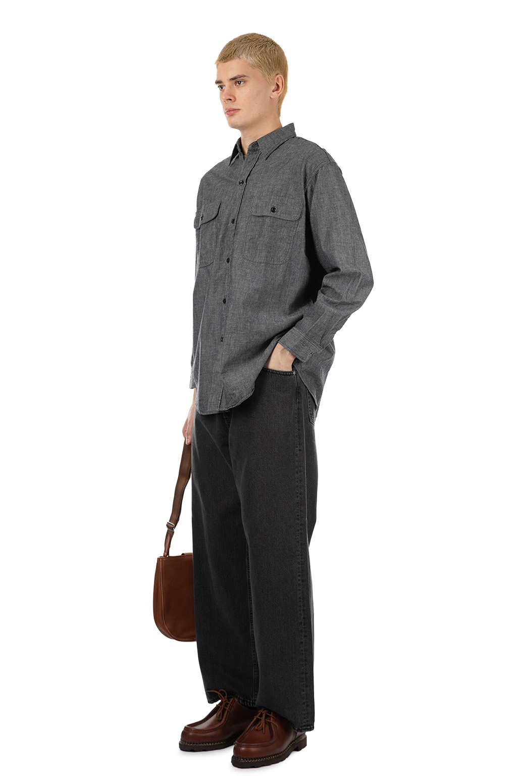OrSlow - Black Chambray Work Shirt