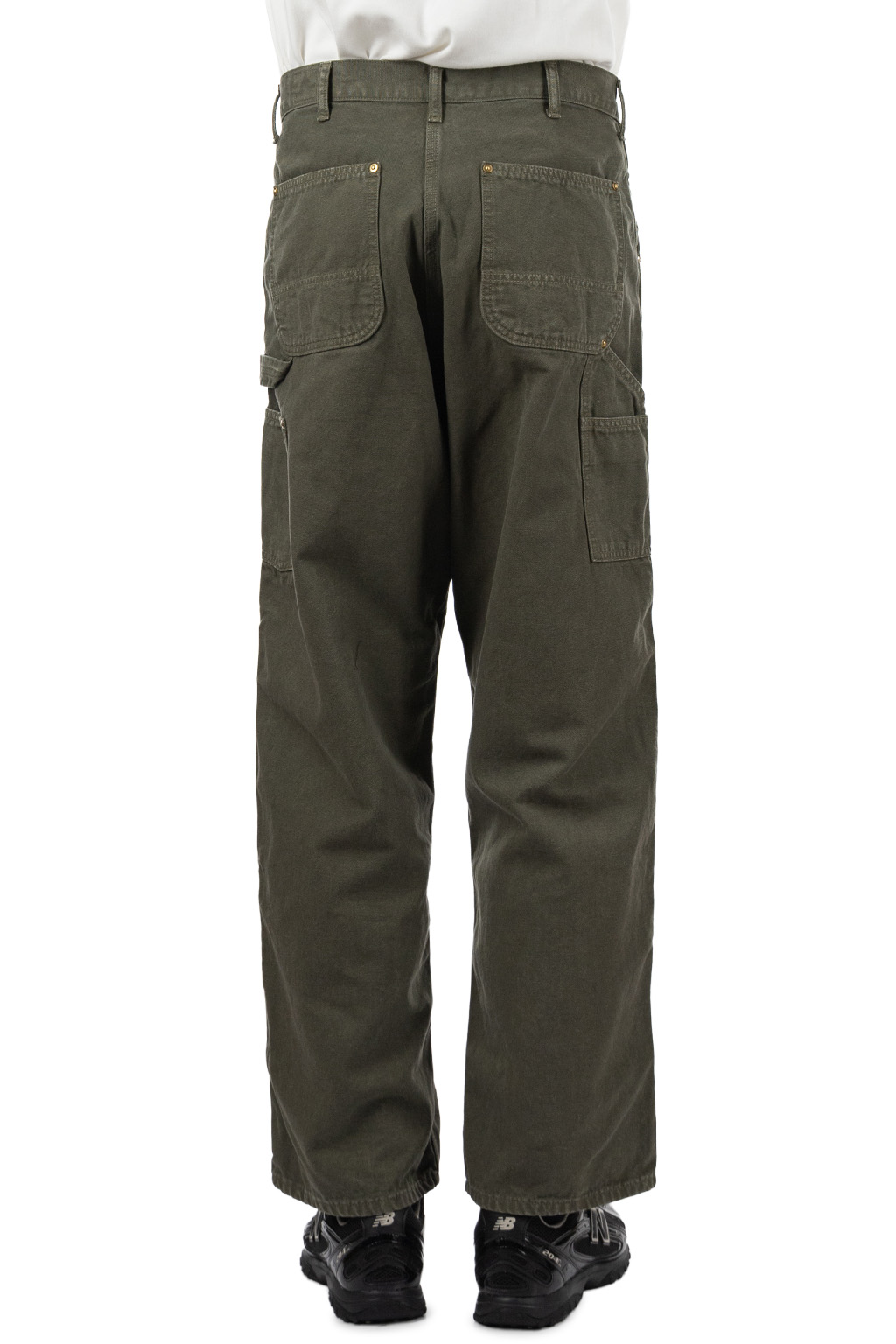 OrSlow - Dad's Fit Oxford Painter Pants - Army Green