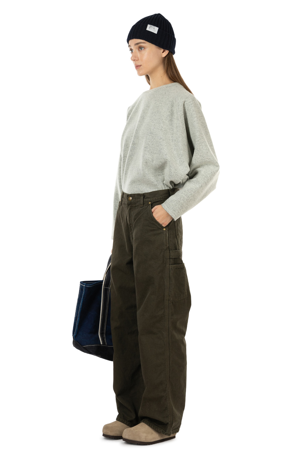 OrSlow - Dad's Fit Oxford Painter Pants - Coffee Brown