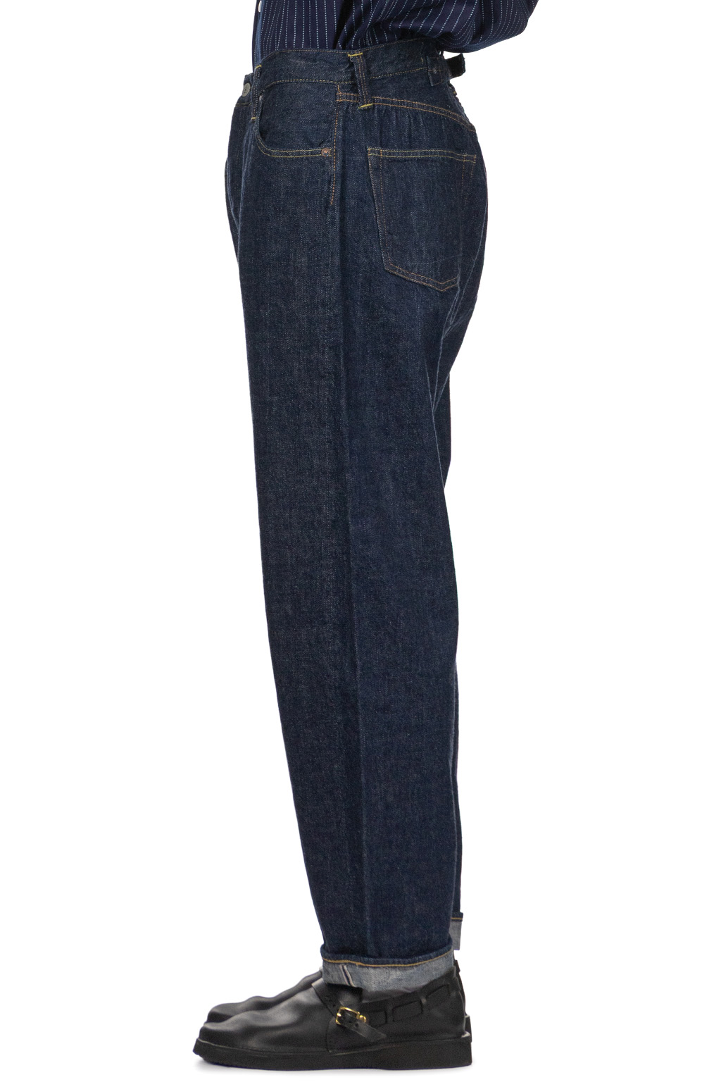 OrSlow - Grand Dads Fit Denim Pants - One Wash