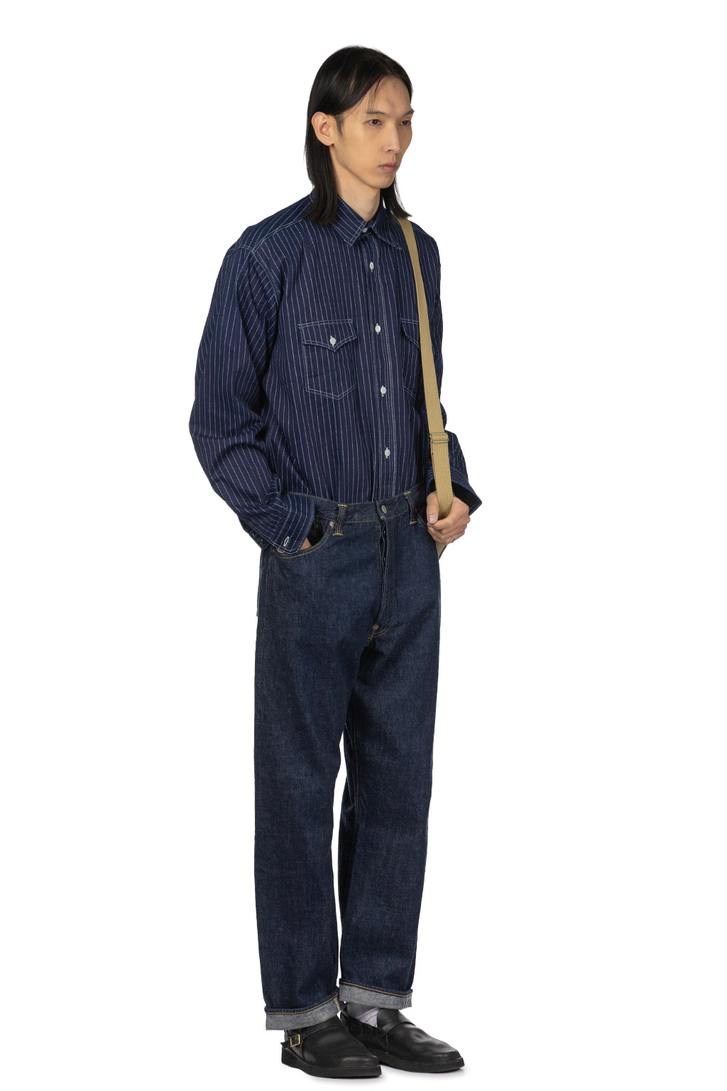 OrSlow - Grand Dads Fit Denim Pants - One Wash