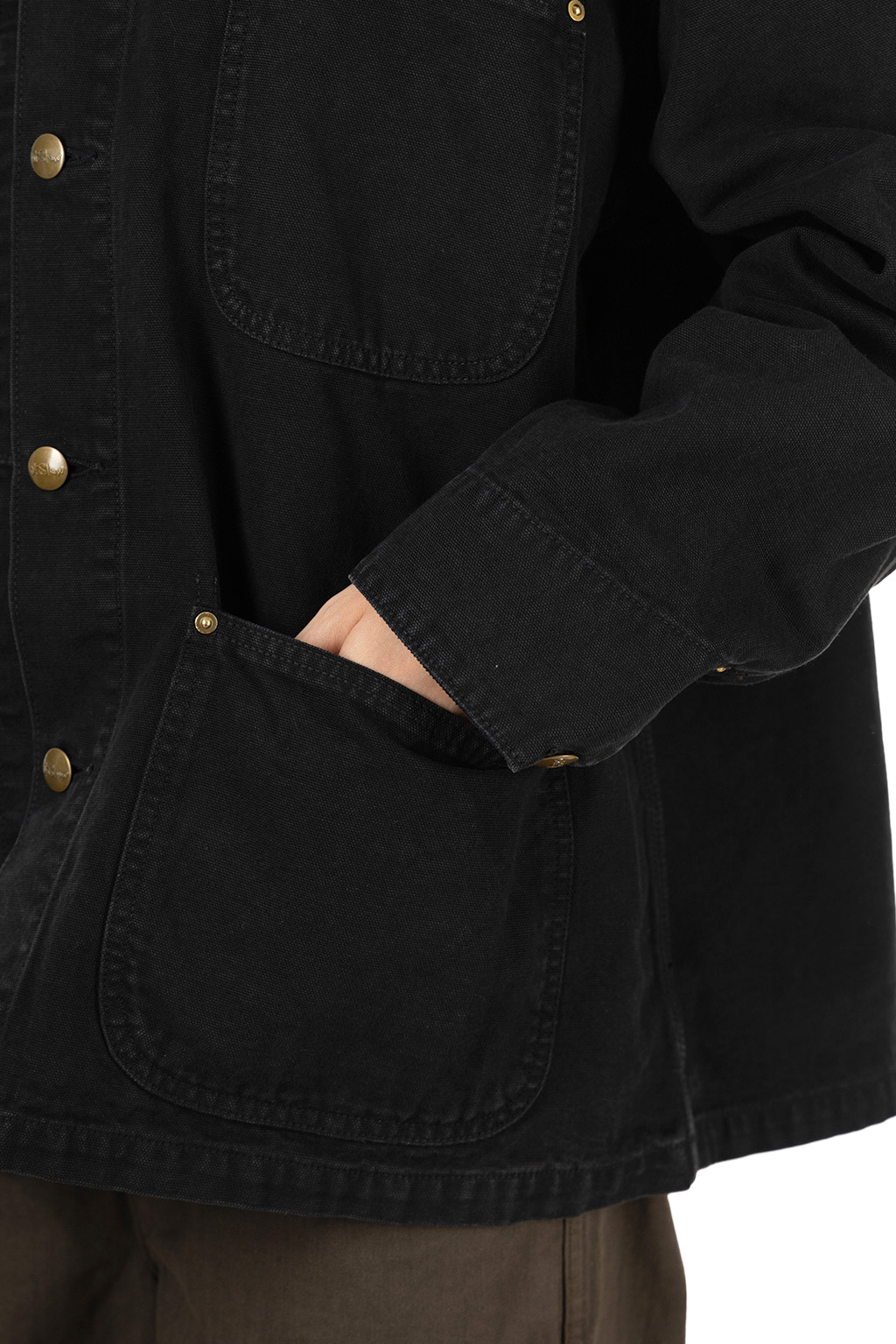 OrSlow - Relaxed Fit Oxford Coverall - Black