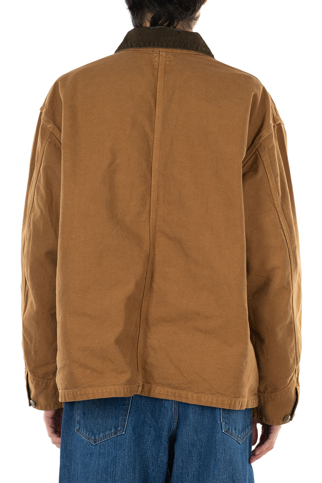 OrSlow - Relaxed Fit Oxford Coverall - Brown