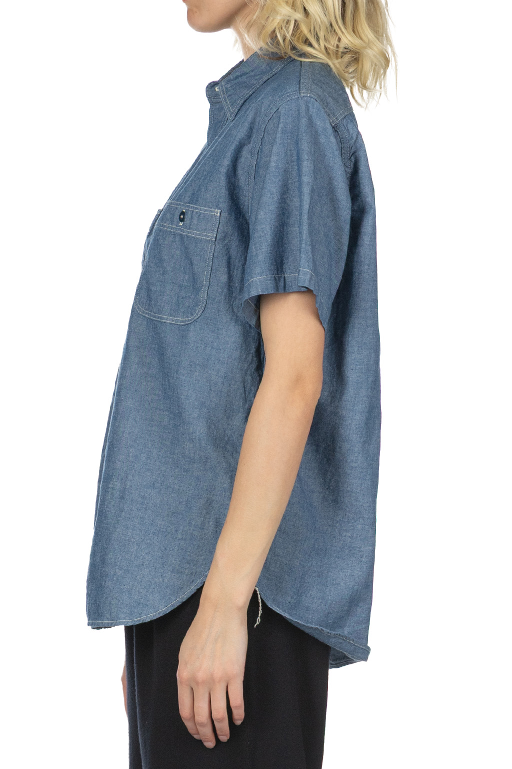 OrSlow - Short Sleeve Chambray Work Shirt