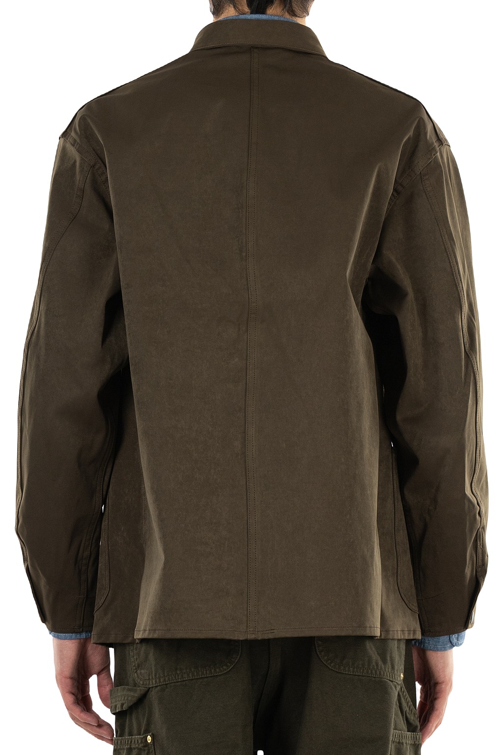 OrSlow - Suede Touch Classic Coverall - Coffee Brown