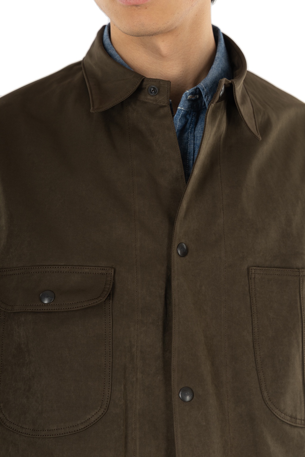 OrSlow - Suede Touch Classic Coverall - Coffee Brown