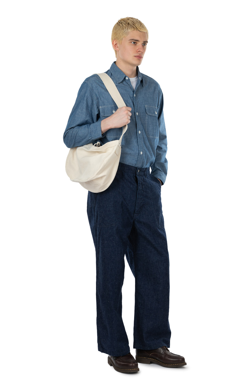 OrSlow - WW II 40's US Navy Utility Trousers - One Wash