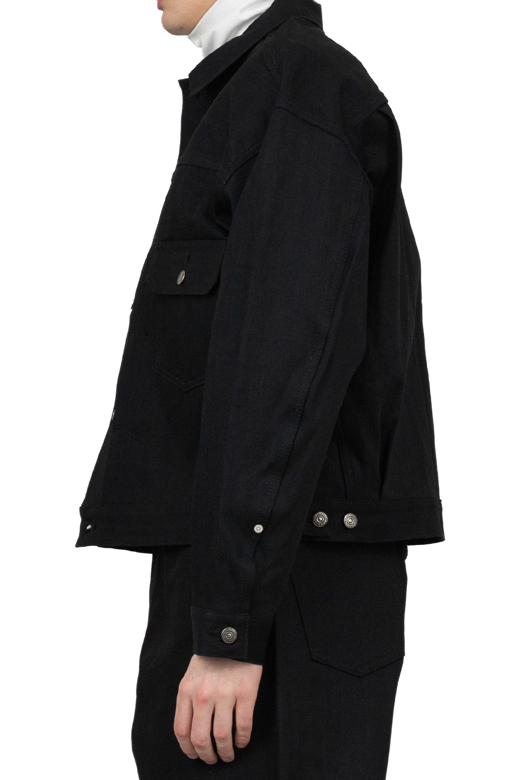 OrSlow - x Better Gift Shop - Type II Black Selvedge Denim Jacket