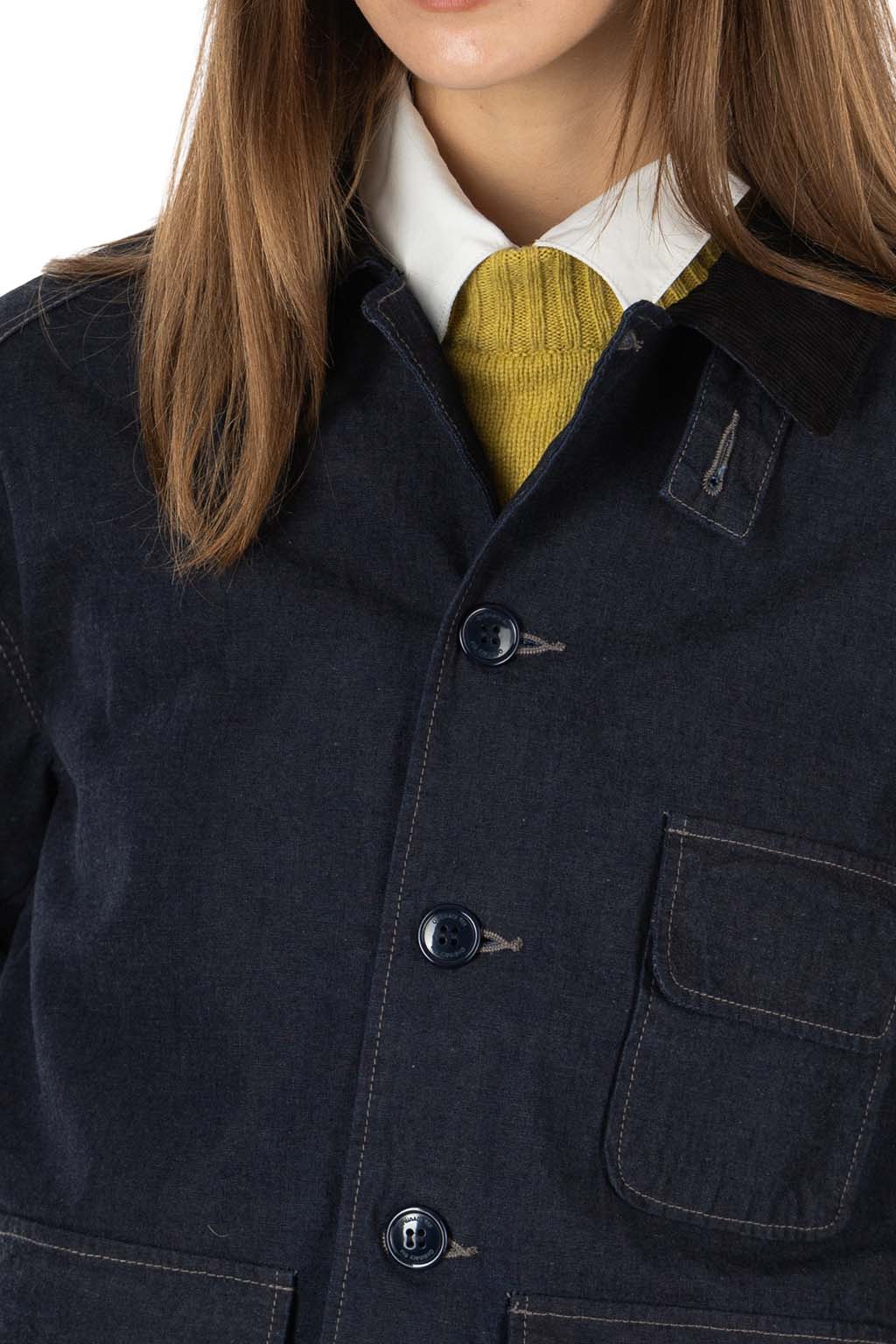 Ordinary Fits - Chambray Hunting Jacket - Indigo