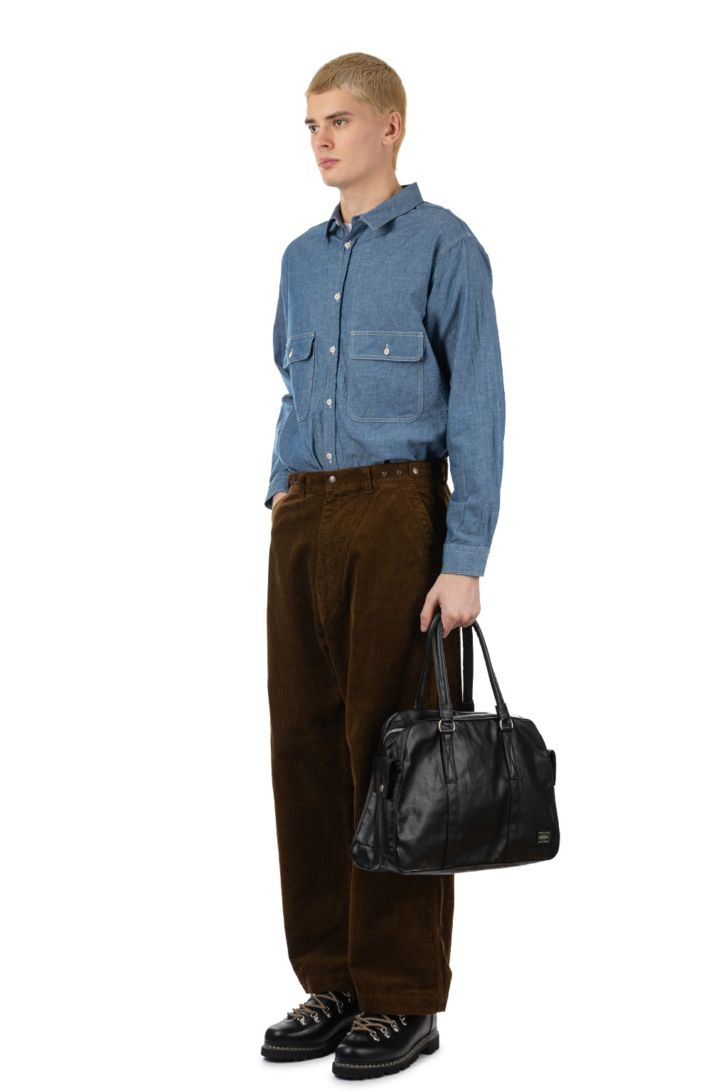 Ordinary Fits - Corduroy Bell Pants - Brown