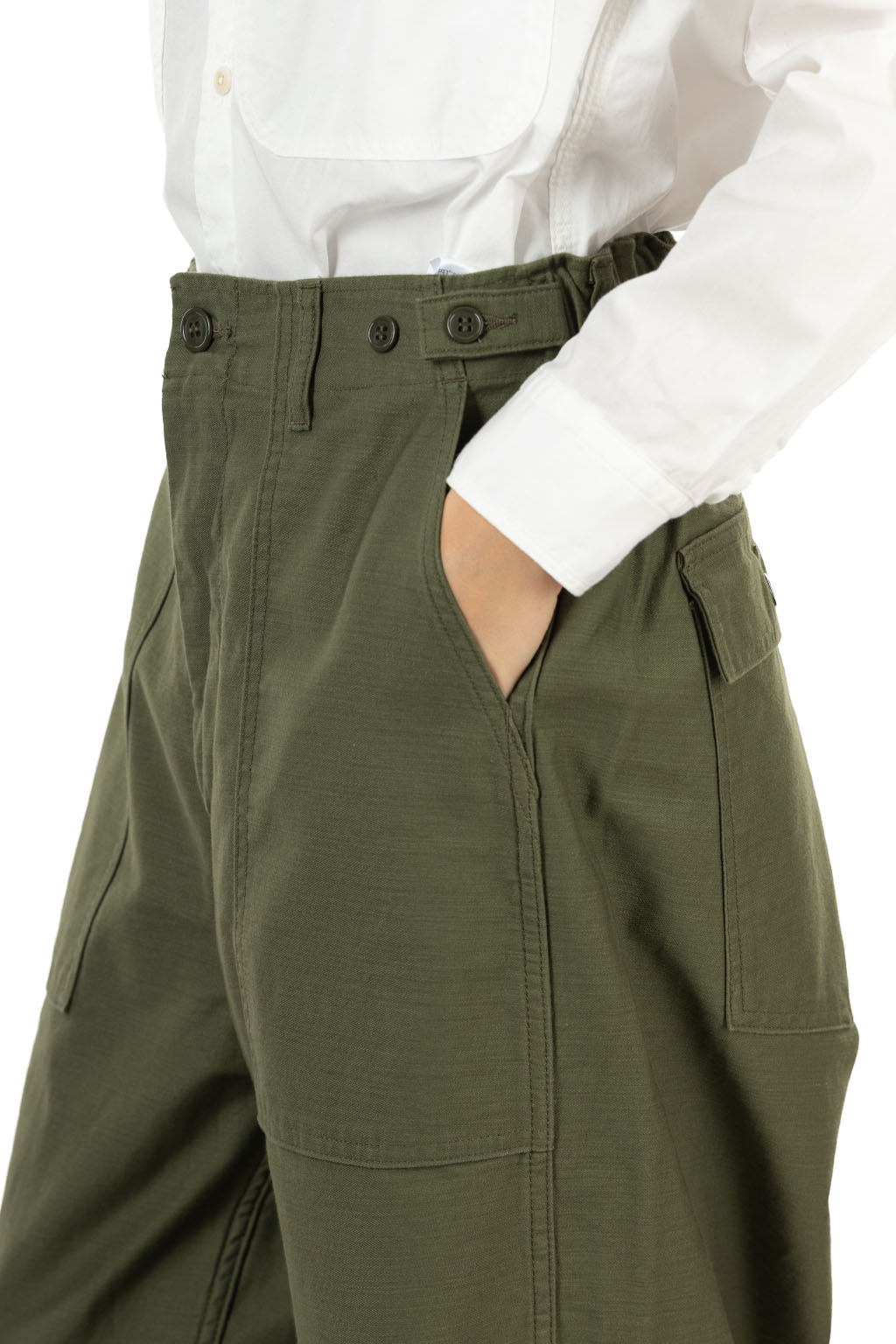 Ordinary Fits - James Fatigue Back Satin - Khaki