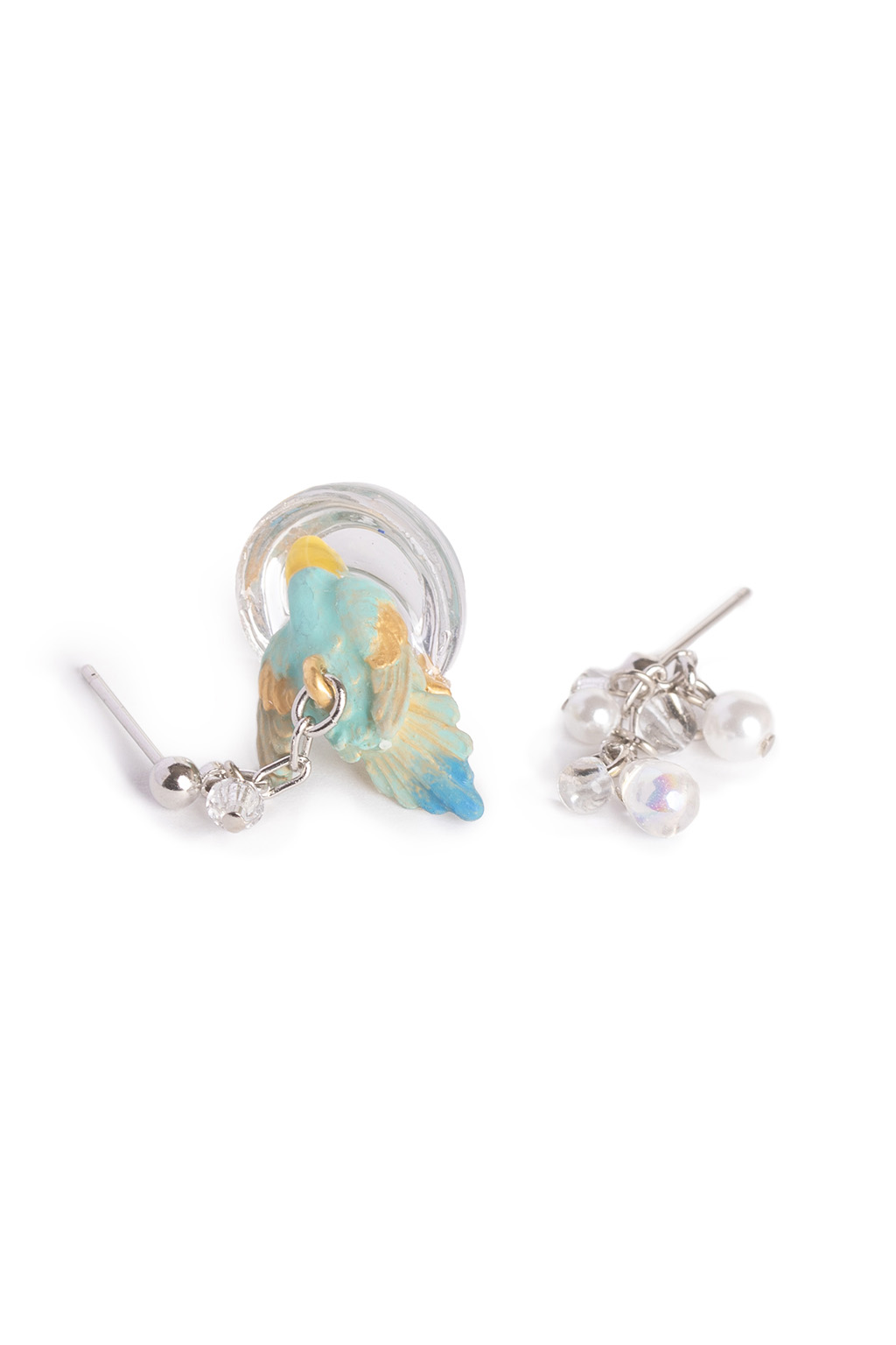 Palnart Poc - Bathing Parakeet Earrings
