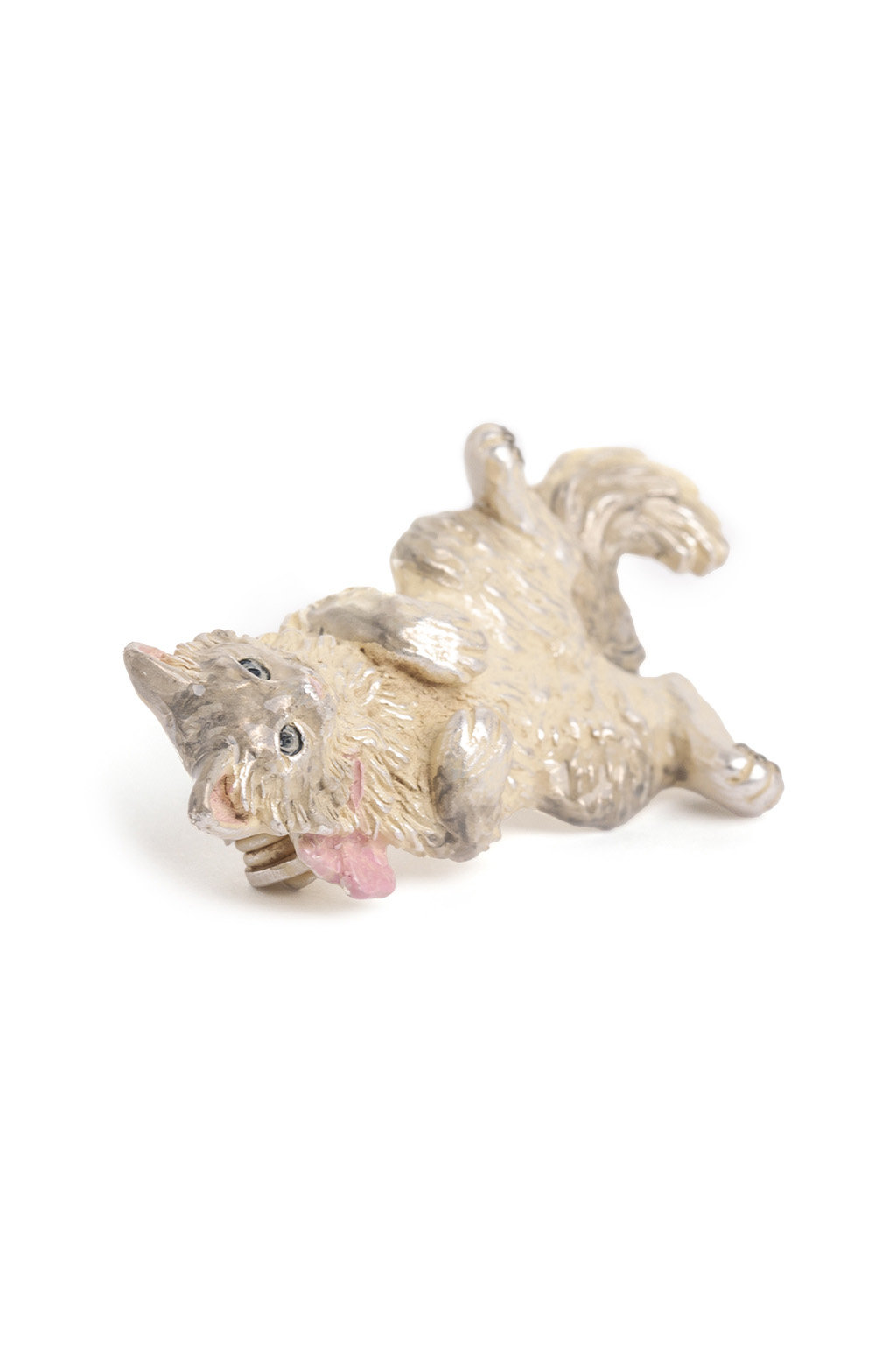 Palnart Poc - White Kitten Broach