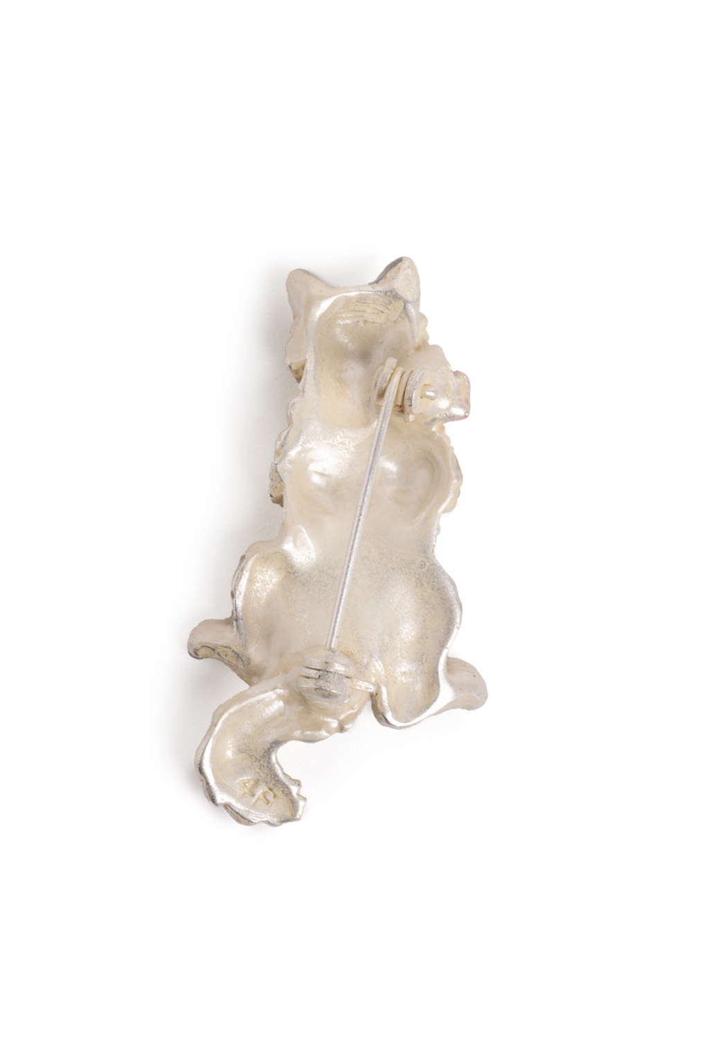 Palnart Poc - White Kitten Broach