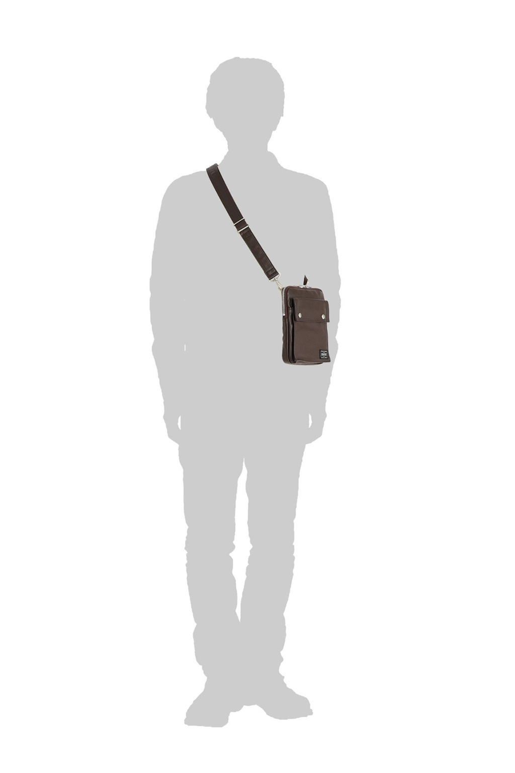 Porter Yoshida - FREE STYLE - Vertical Shoulder Bag - 2 Color Choices
