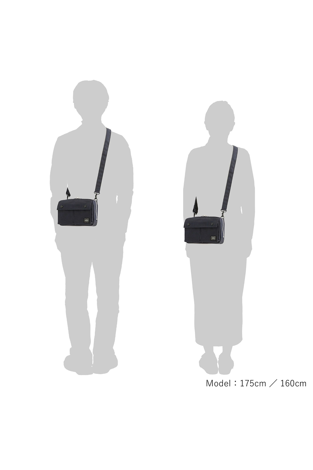 Porter Yoshida - SMOKY - 2Way Shoulder Bag - 2 Colors