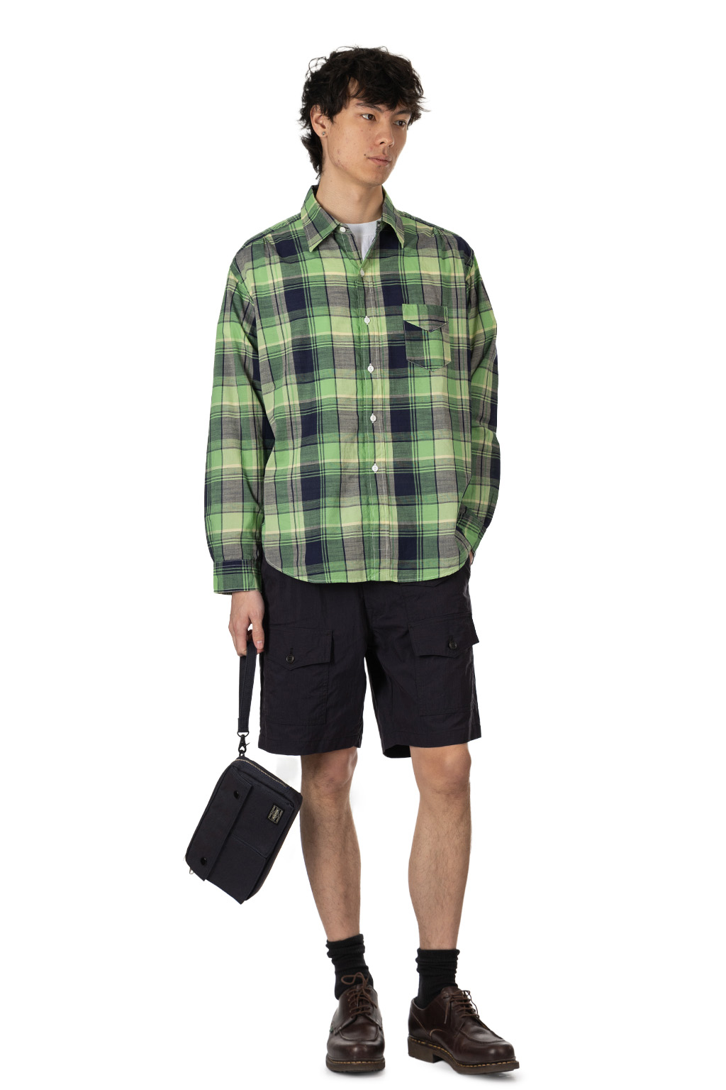 Post O'Alls - Original BL Shirt - Cotton Plaid - Green