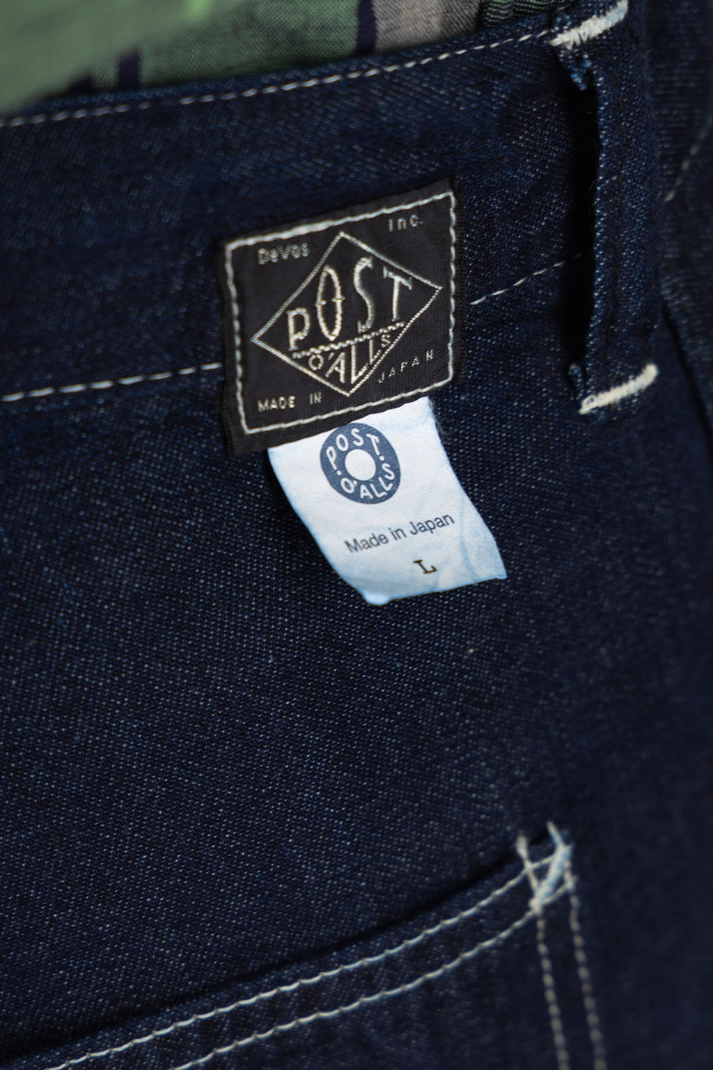 Post O'Alls - SWEETBEAR Bandtop - 8oz. Denim - Dark Indigo