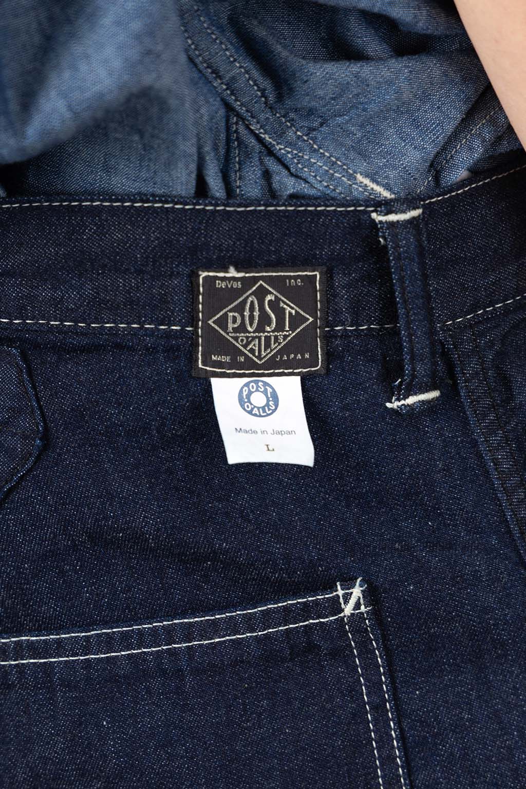 Post O'Alls - SWEETBEAR Short - 8oz.Denim - Dark Indigo