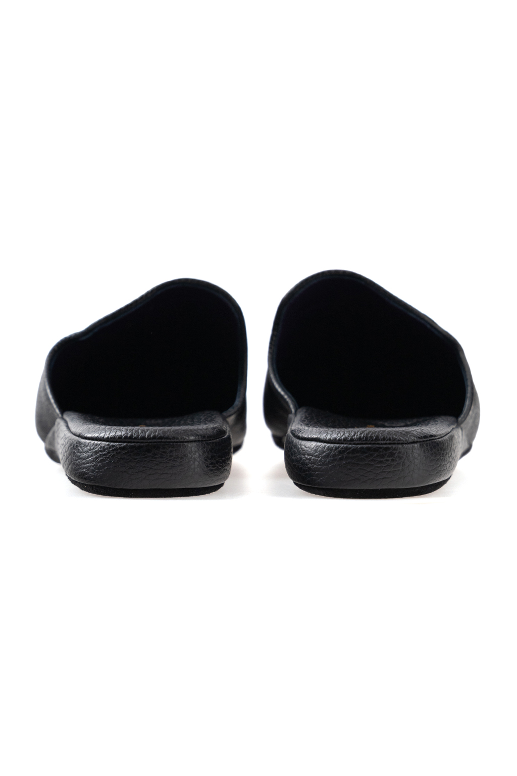 SANAX - Moco 4501 Premium Leather Anti-Static Slippers - Black