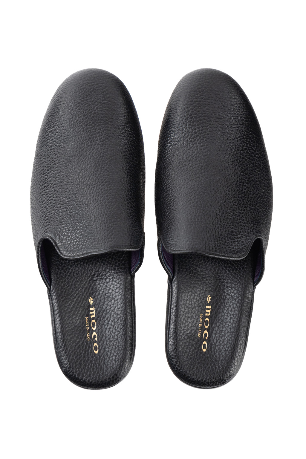 SANAX - Moco 4501 Premium Leather Anti-Static Slippers - Black