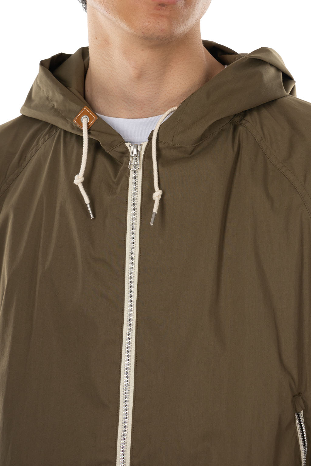SOPHNET - Light Poplin  Zip-Up Hoodie