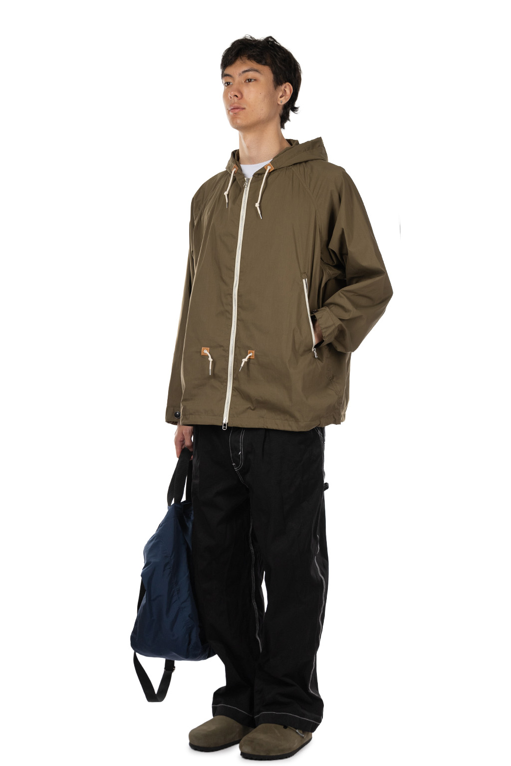 SOPHNET - Light Poplin  Zip-Up Hoodie