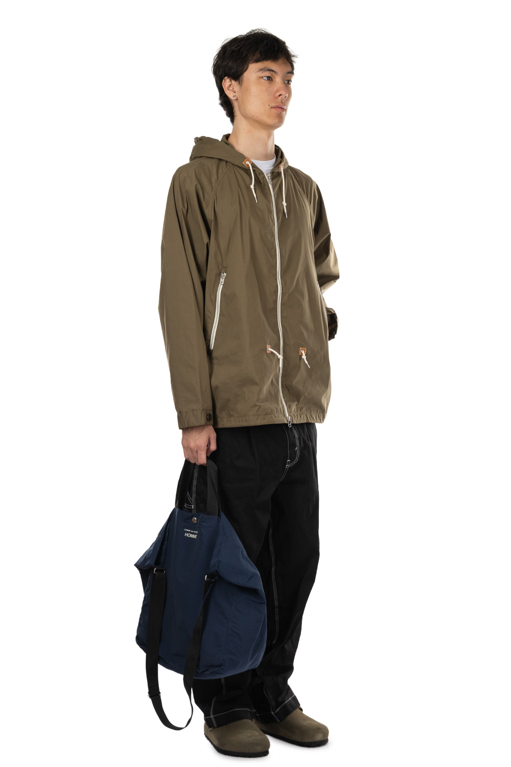 SOPHNET - Light Poplin  Zip-Up Hoodie