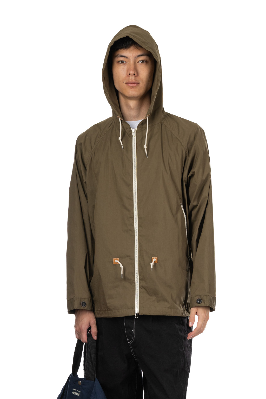 SOPHNET - Light Poplin  Zip-Up Hoodie