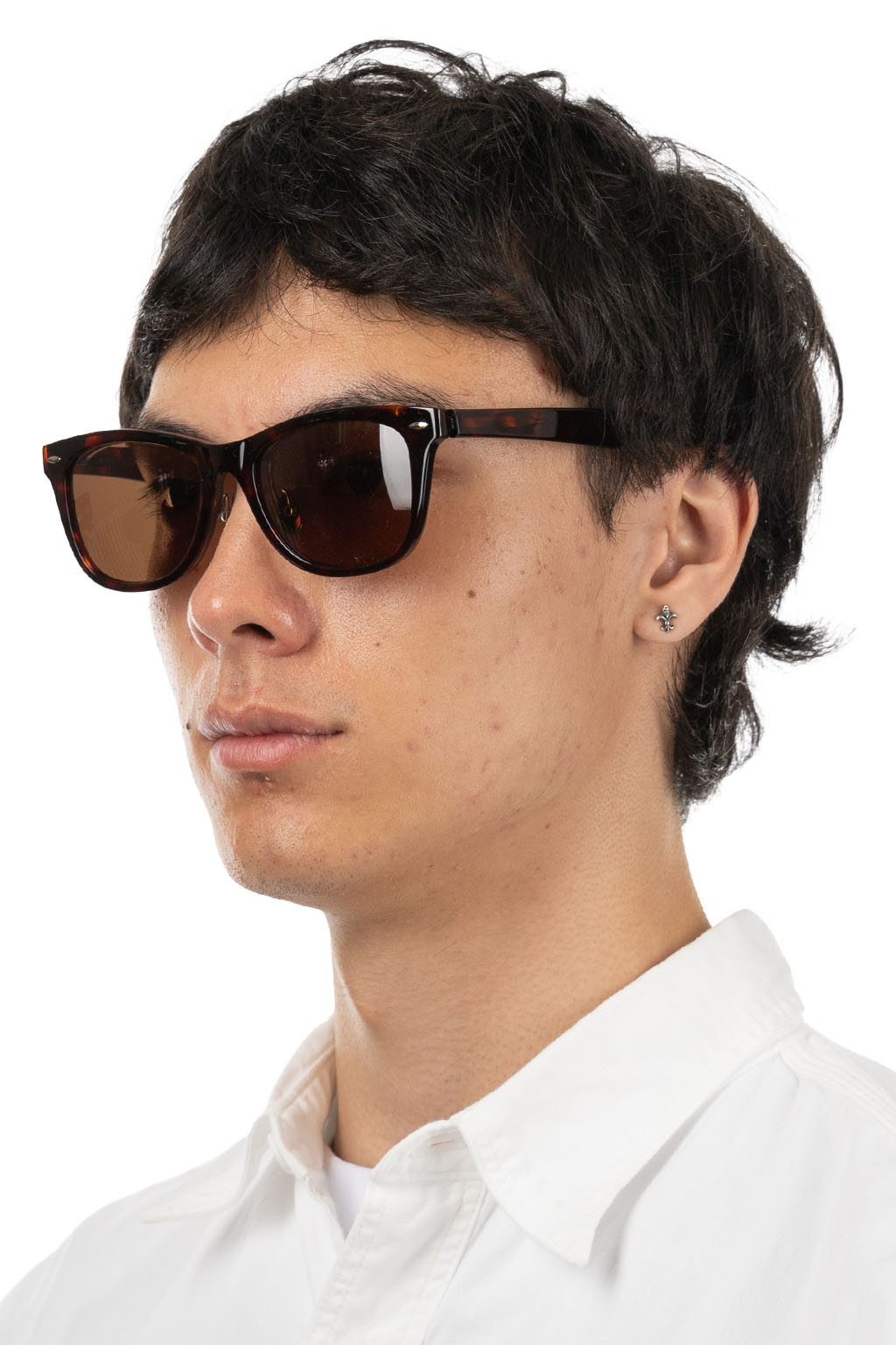 SOPHNET - Filp-UP Wellington Sunglasses - Brown