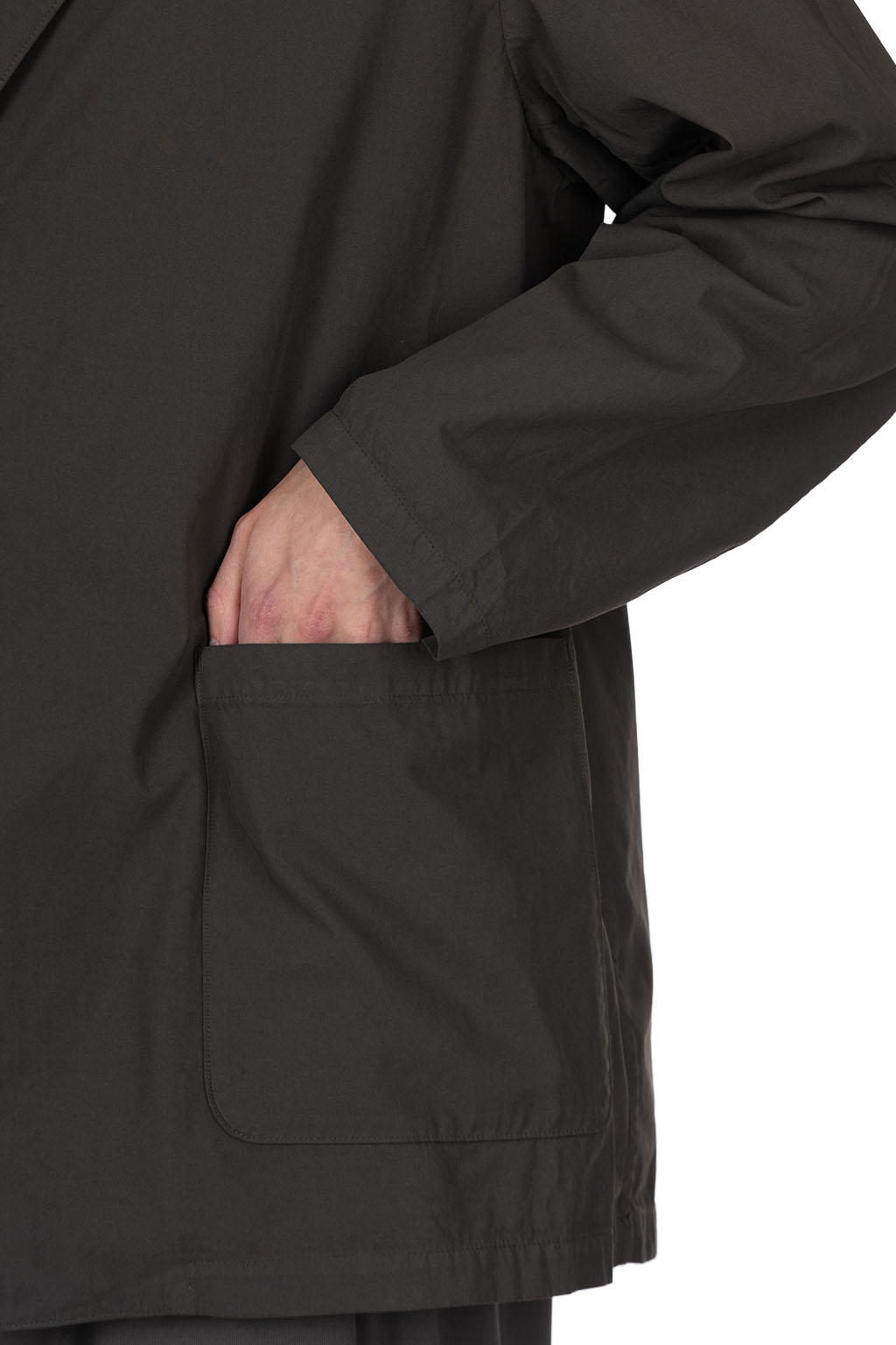 Still by hand - Garment-dye 3B jacket  - Dark Olive