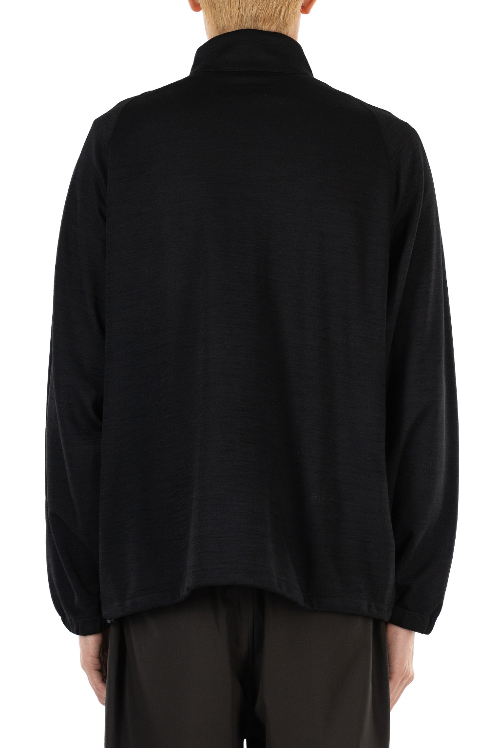 Still by hand - Half Zip Jersey Blouson - Black