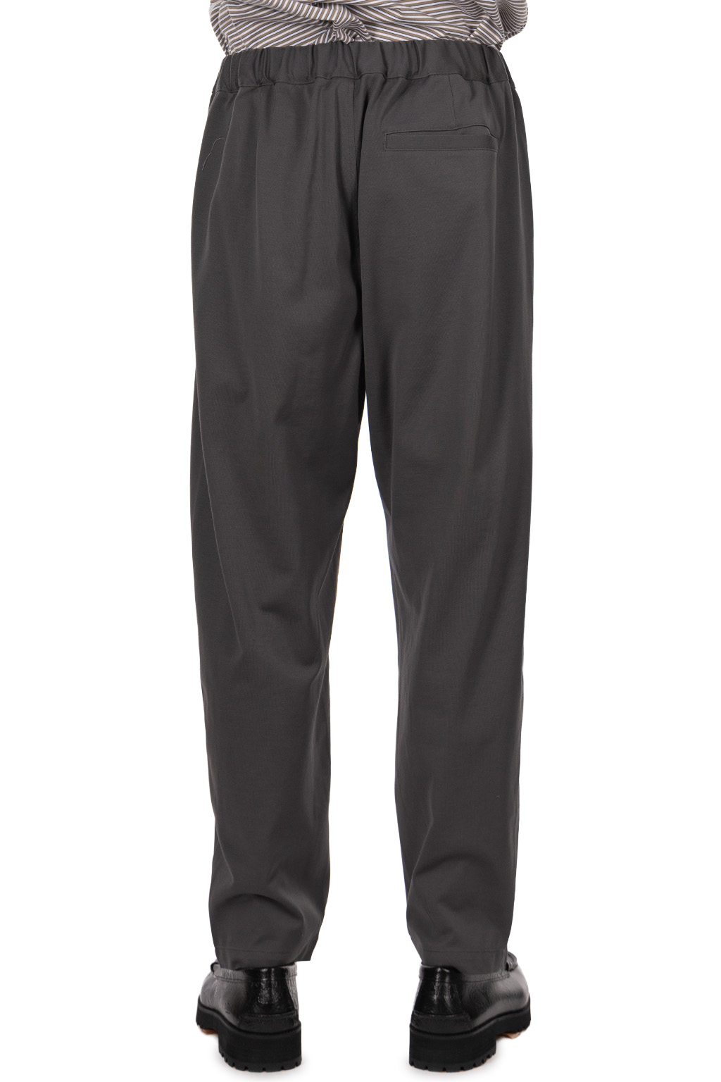 Still by hand - Twisted jersey pants -Charcoal