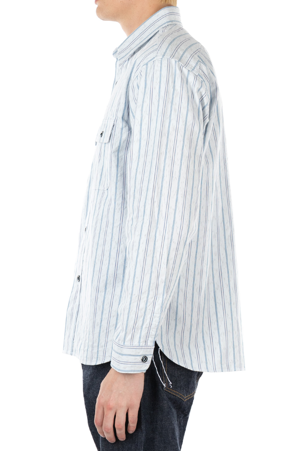 Sugar Cane - Fiction Romance - 6oz. Indigo Stripe Work Shirt