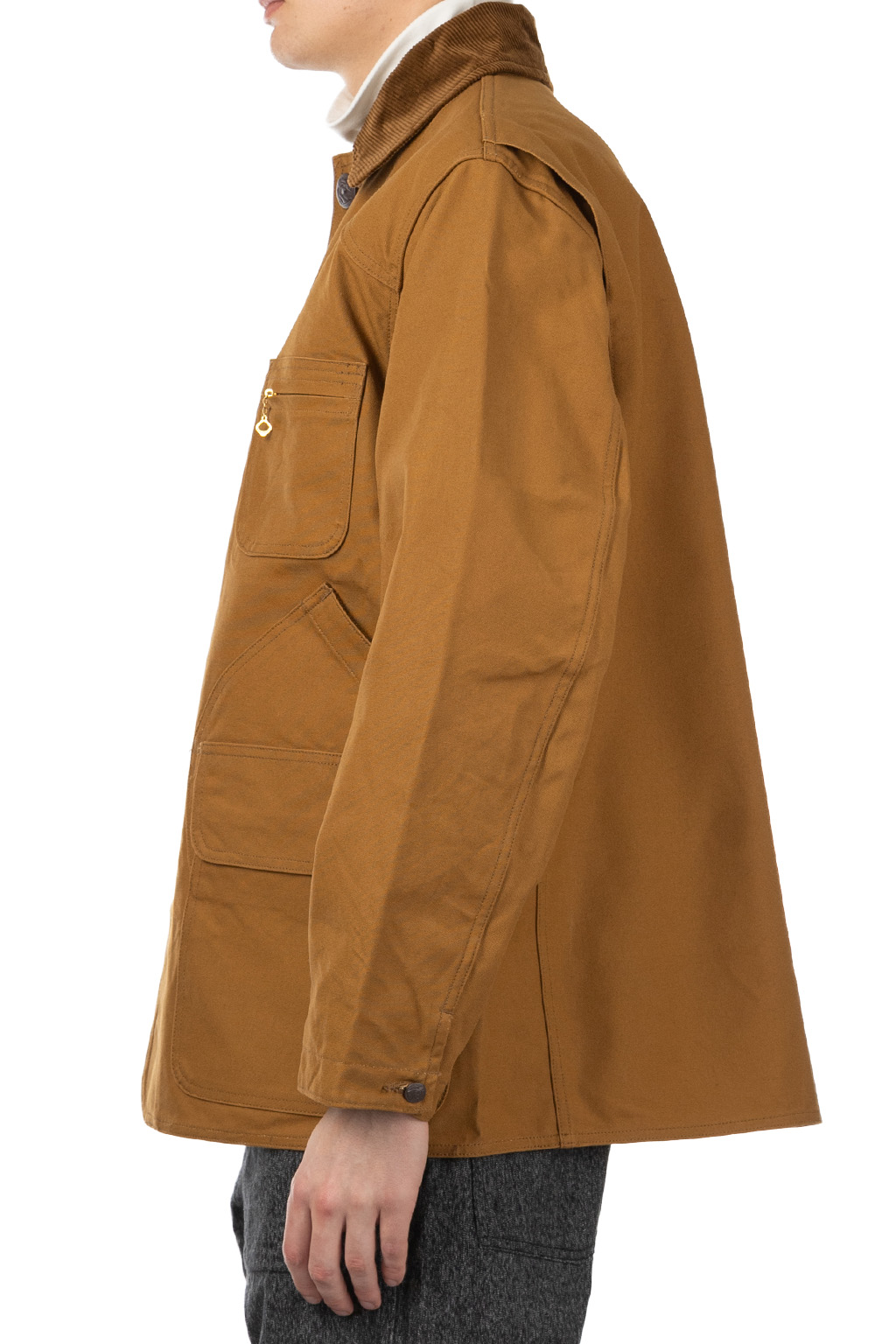 Sugar Cane - 13oz Brown Duck Hunting Jacket - Brown