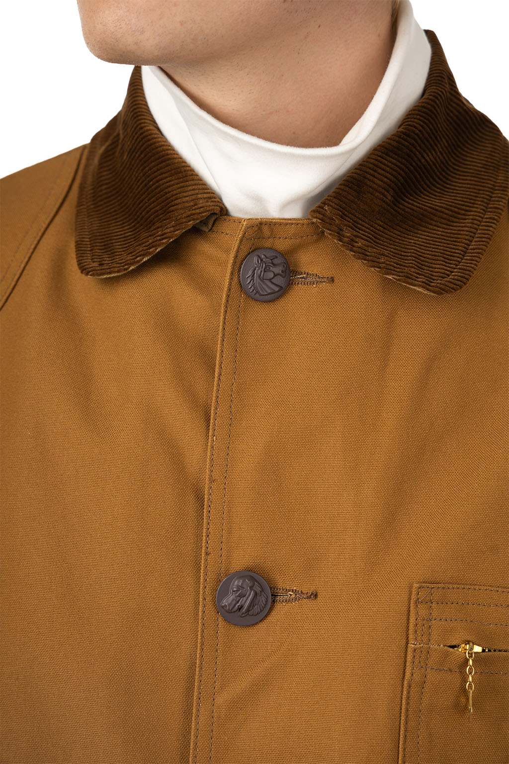 Sugar Cane - 13oz Brown Duck Hunting Jacket - Brown