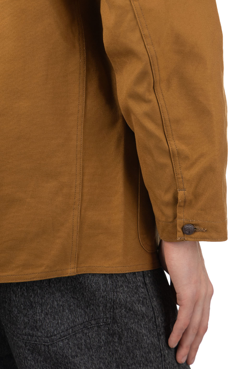 Sugar Cane - 13oz Brown Duck Hunting Jacket - Brown