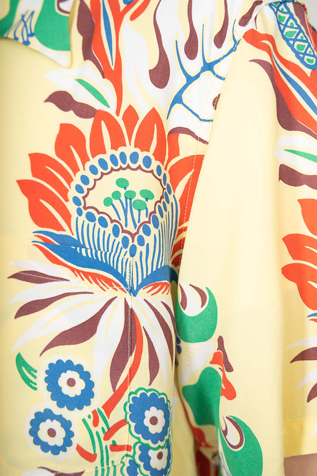 Sun Surf - Rayon Hawaiian Shirt - Paradise Flower